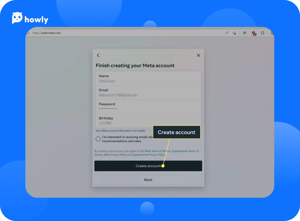 How to create an Oculus account