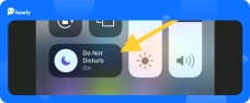Turn off the Do Not Disturb mode