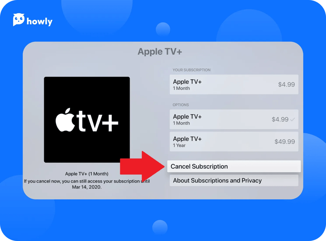 How to cancel subscriptions on Apple TV