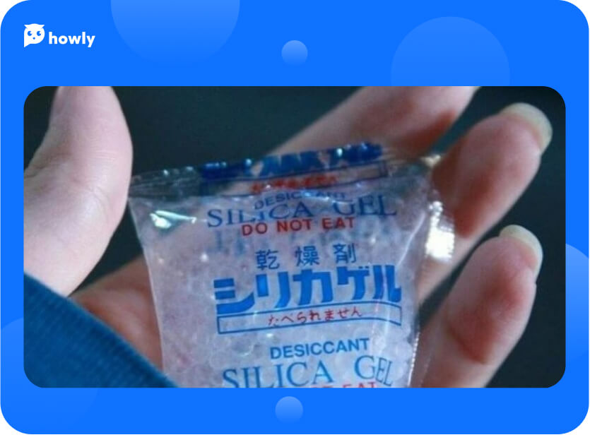 Use a desiccant packet (Silica gel)