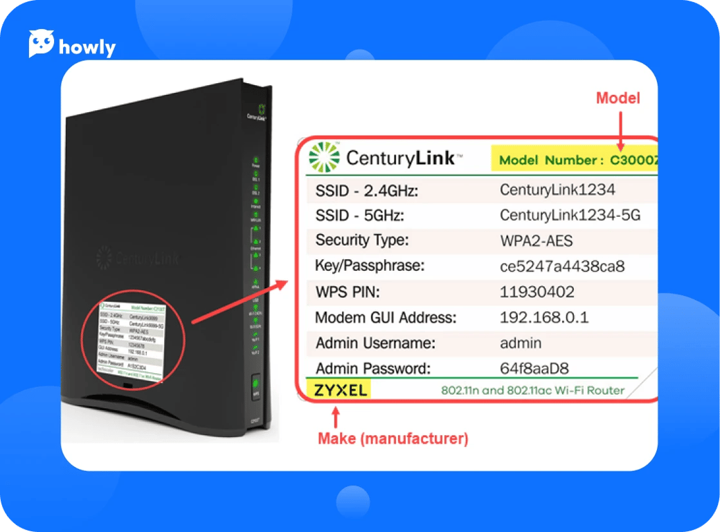 Connection standard sticker