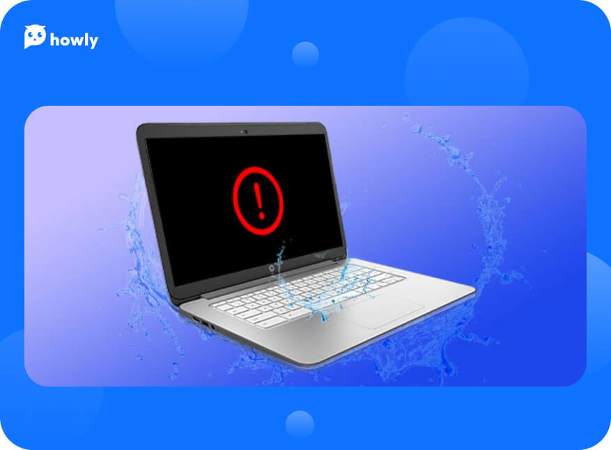 What not to do with a laptop after flooding