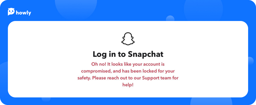 Snapchat is compromised