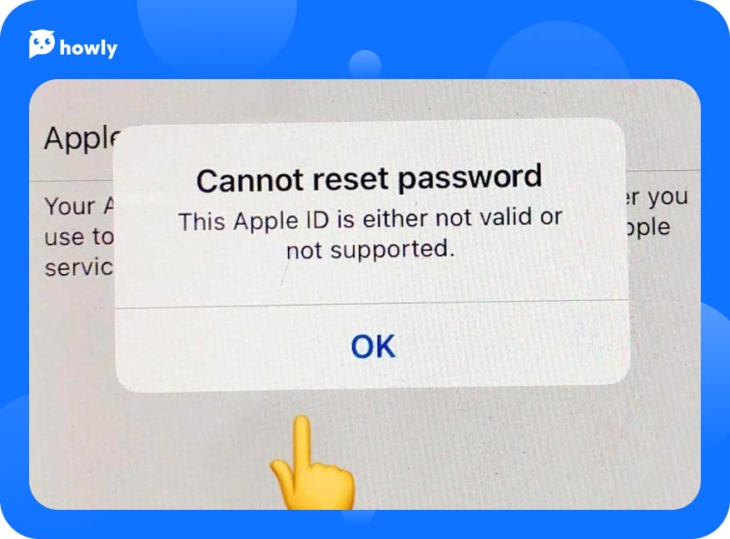 How to troubleshoot the “Apple ID is not supported or valid” error