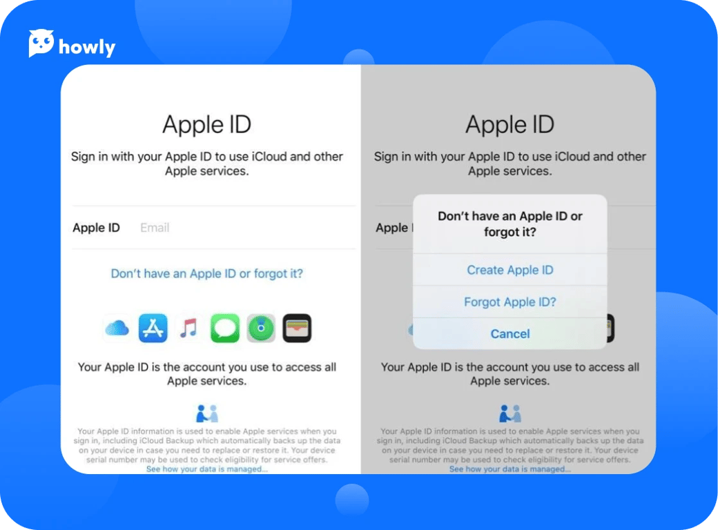 How to create an iCloud account