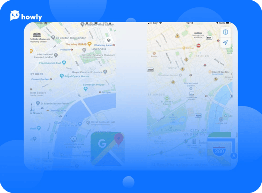 Apple Maps VS Google Maps
