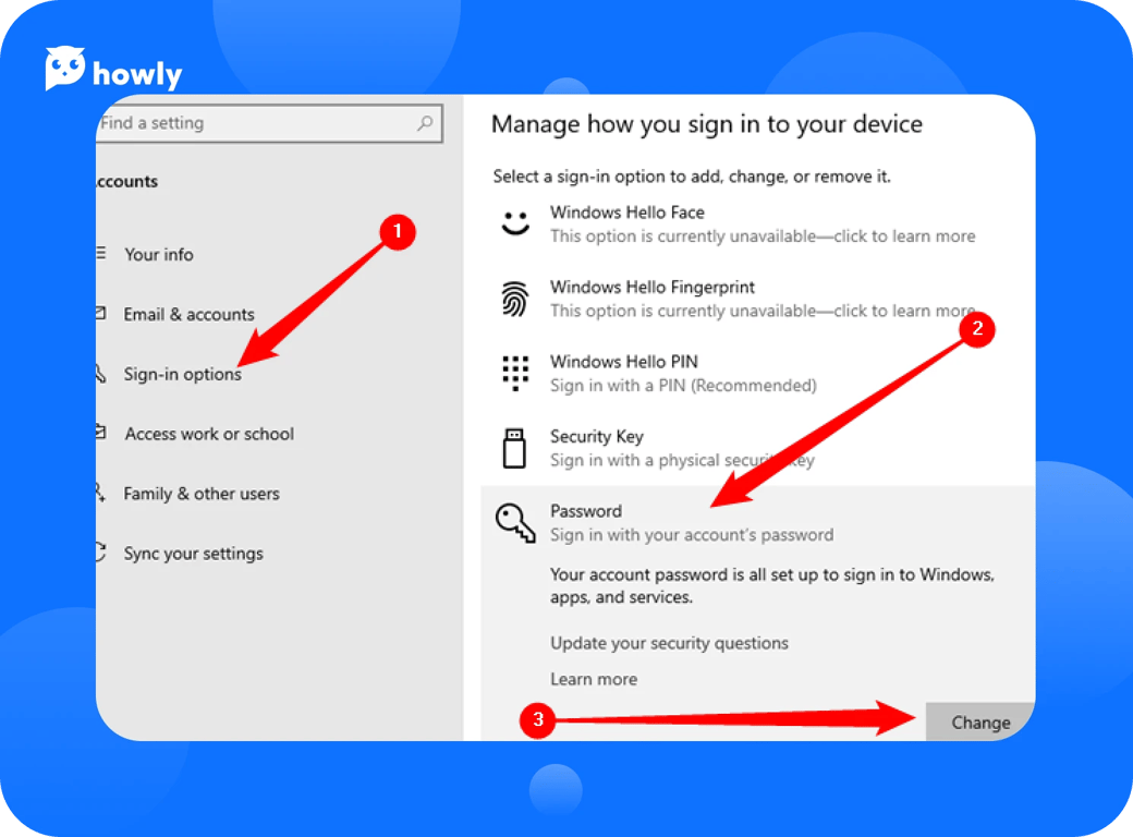 How to remove a password on a Windows computer