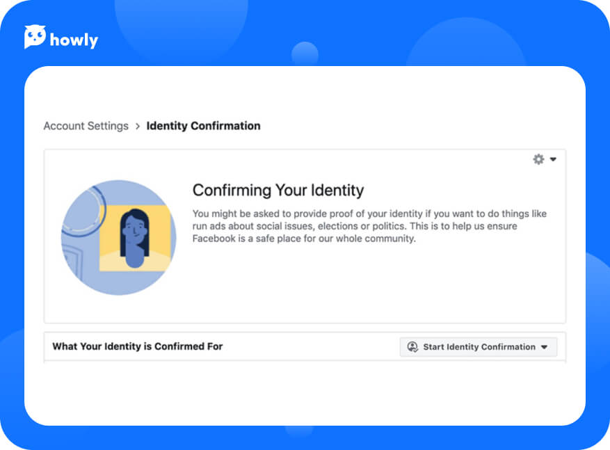 Confirm your identity