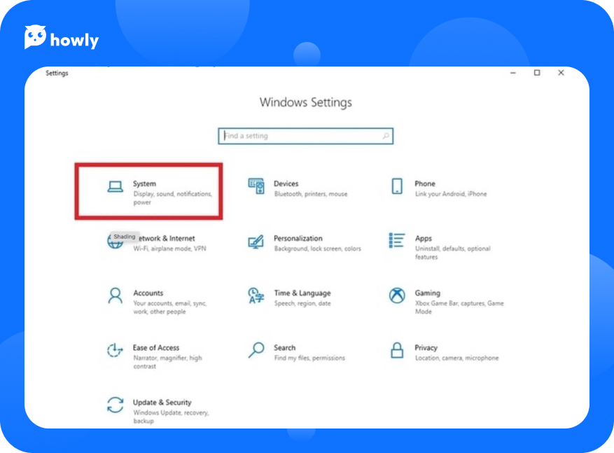 Check your display settings