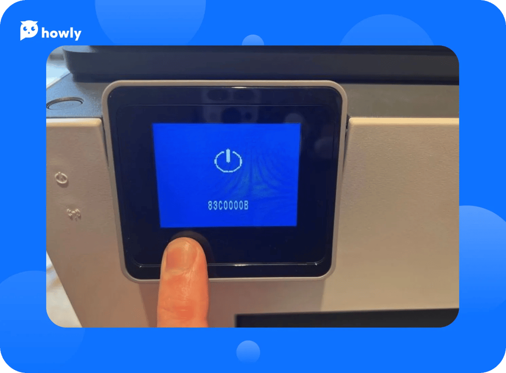 How to reset the HP printer