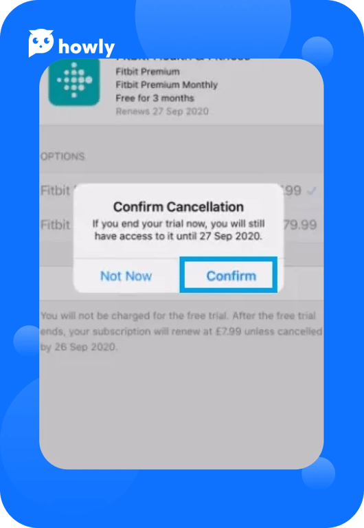 How to cancel Fitbit premium membership