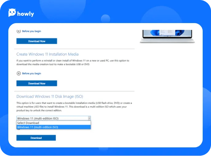 Download Windows 11 Disk Image (ISO)