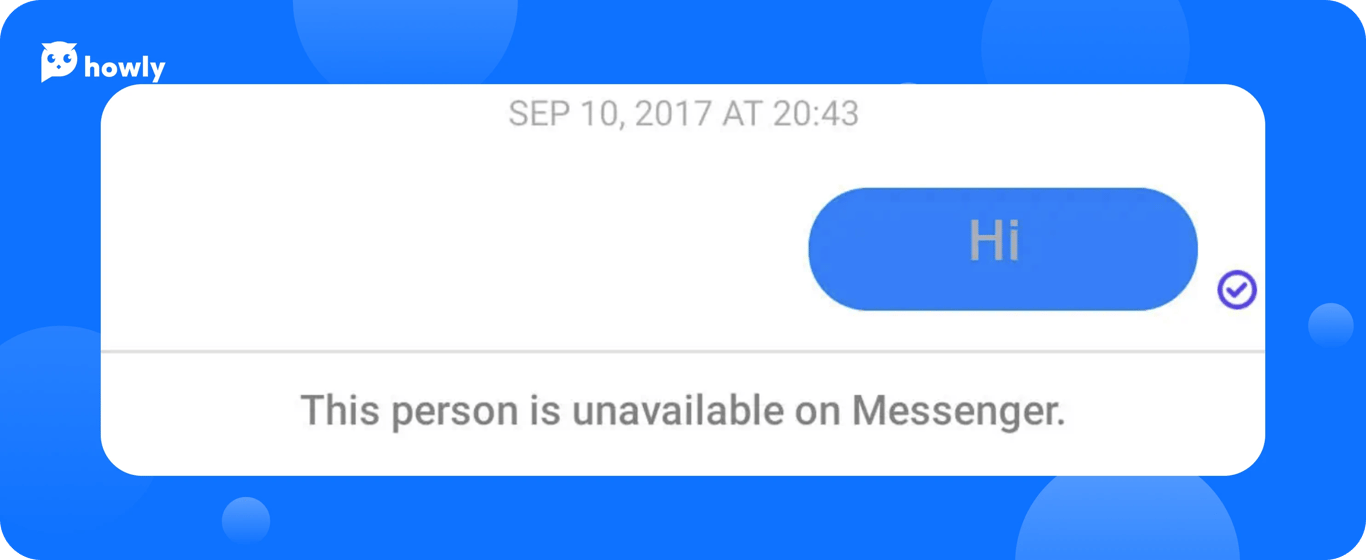 the person is unavailable