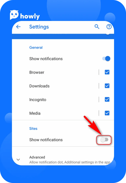 How to turn off Chrome notifications