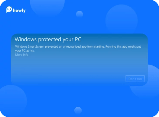 What to do with the error “Windows protected your PC”