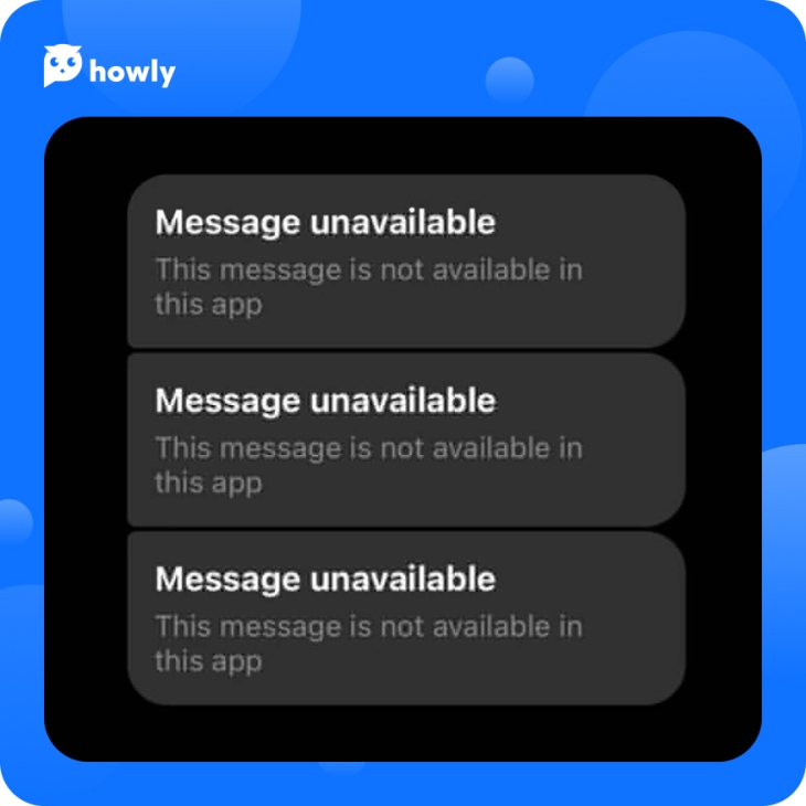 What does “This message is unavailable on this app” for the Messenger phone app mean, and how to fix it?