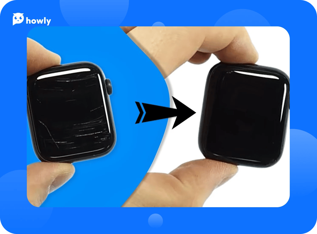 Remove scratches from Apple watch with toothpaste