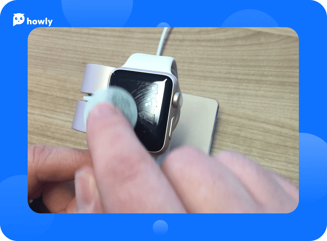 Remove scratches from Apple watch