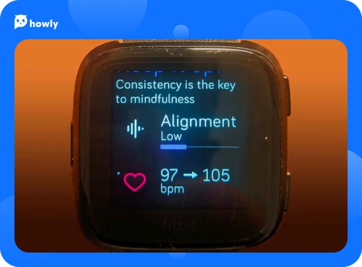 What does low alignment mean on Fitbit?