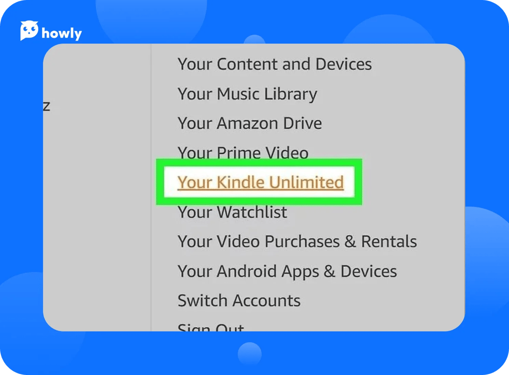 How to cancel Kindle Unlimited subscription