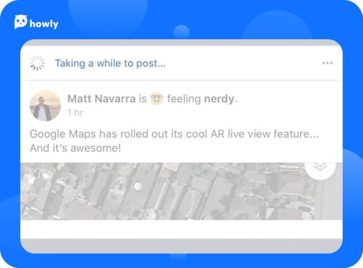 Facebook is taking a while to post – what to do?