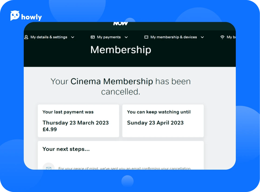 How to cancel Now TV subscription
