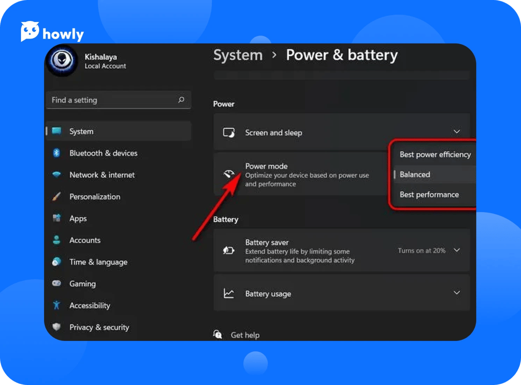 How to increase battery life on a Windows 11 laptop