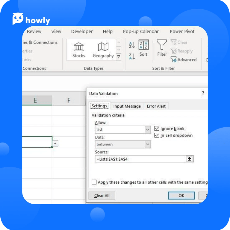 How to make a drop-down list in Excel 