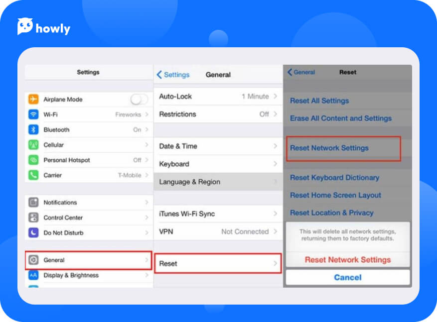 Reset Network Settings