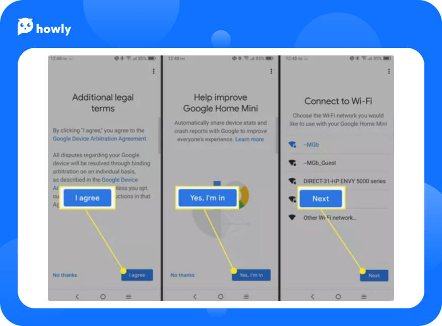 Connection selection