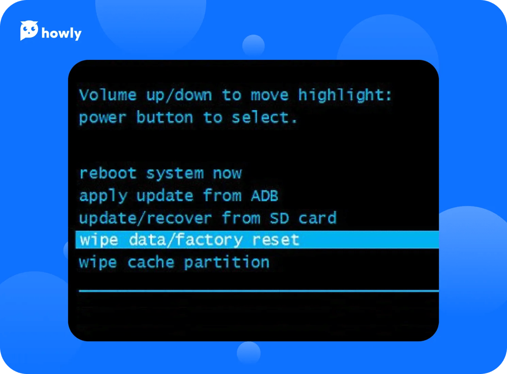 Reset Amazon Fire via Recovery mode 