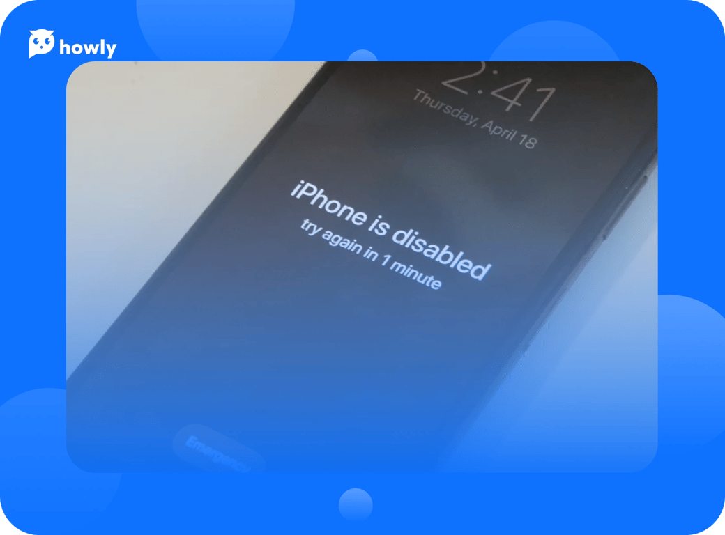 How to fix a disabled iPhone when you forgot the passcode?