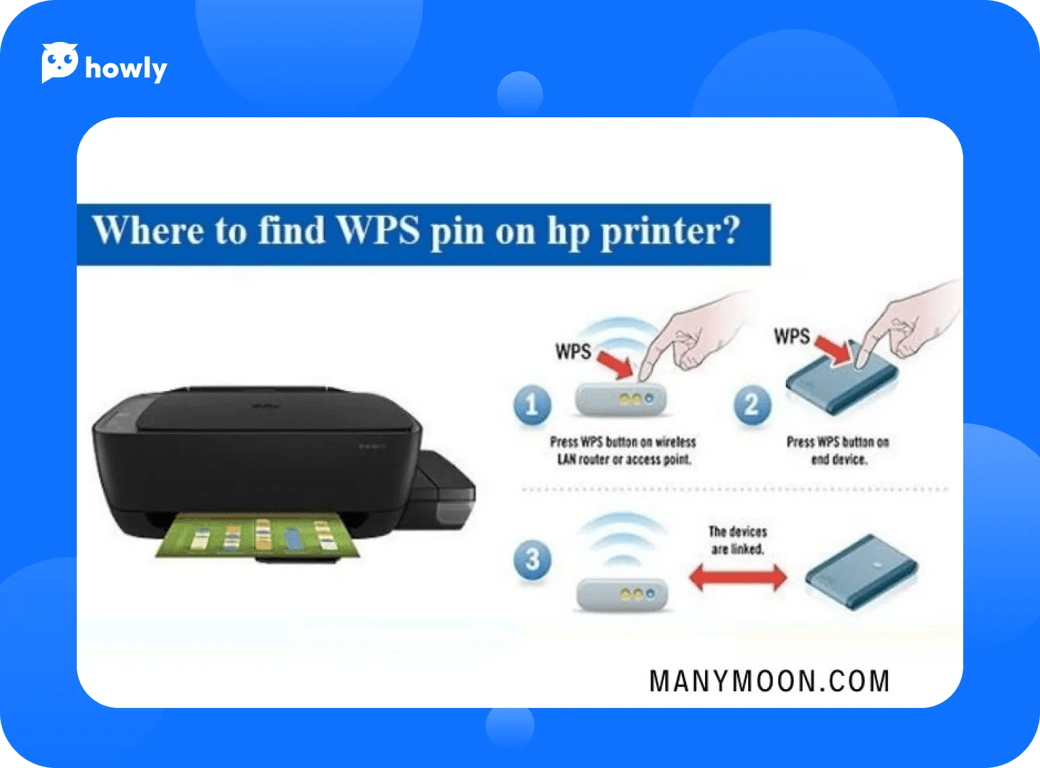 WPS button on printers