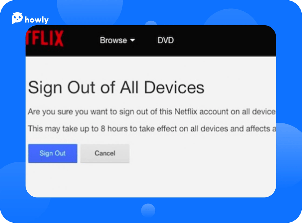 How to log out of Netflix on TV