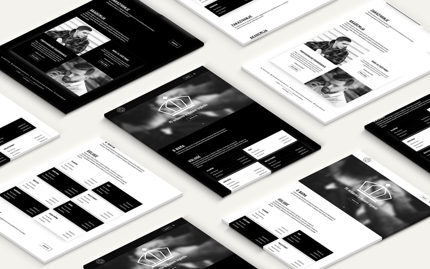 Barber Shop Imperial — Website design