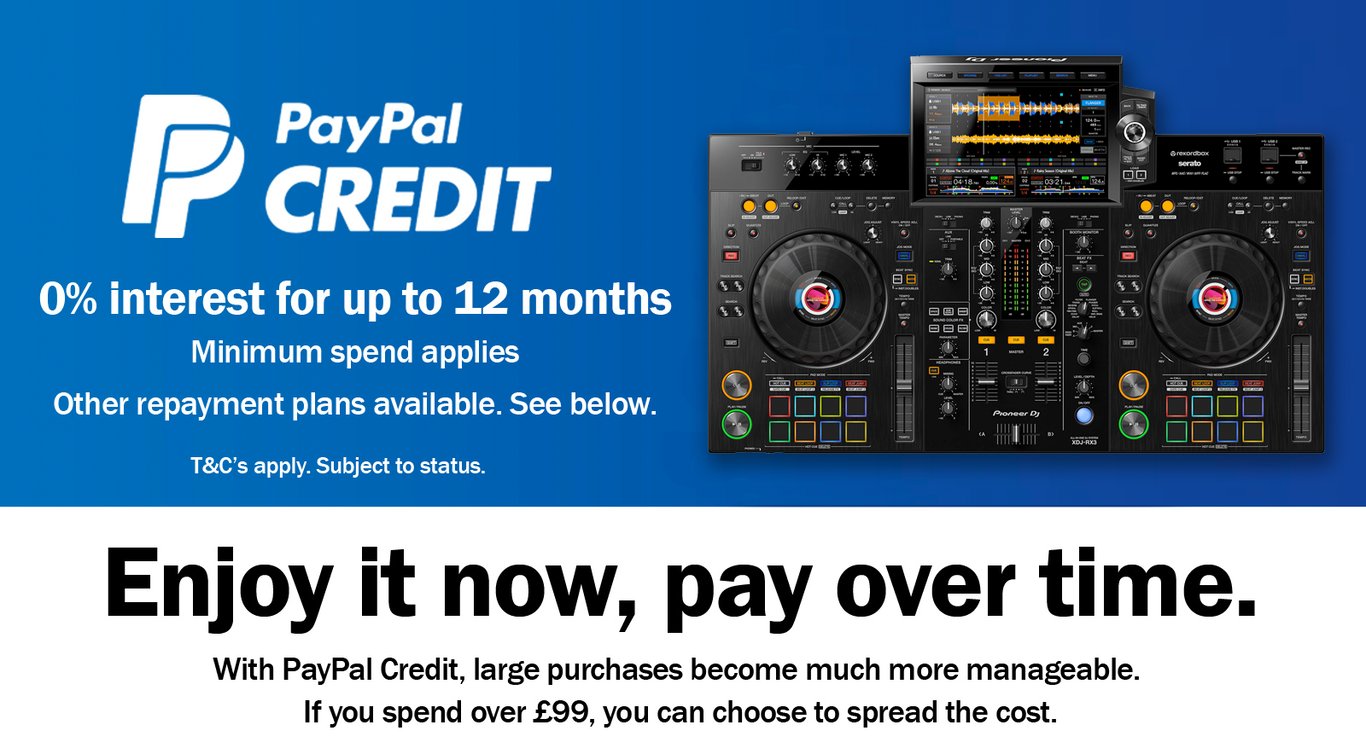 DJ Equipment Finance & PayPal Pay in 3, Buy Now Pay Later