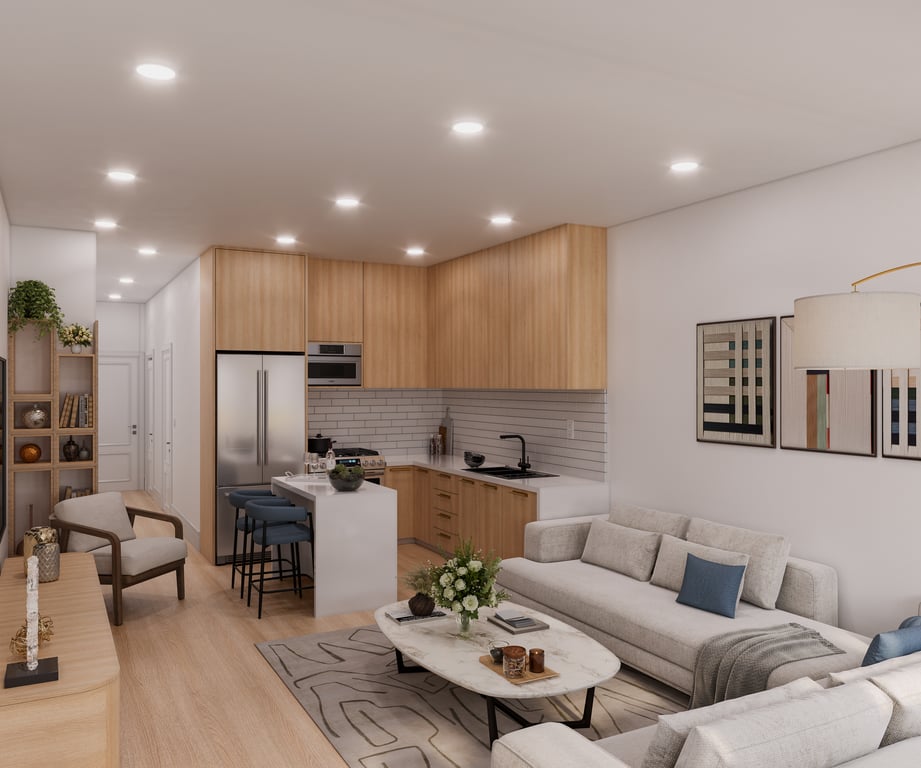 Living Room (Unit B & D)