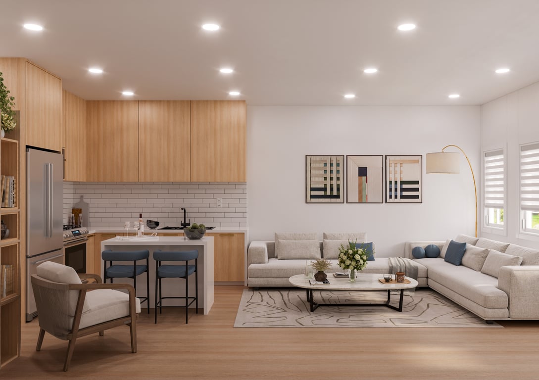 Living Room (Unit B & D)