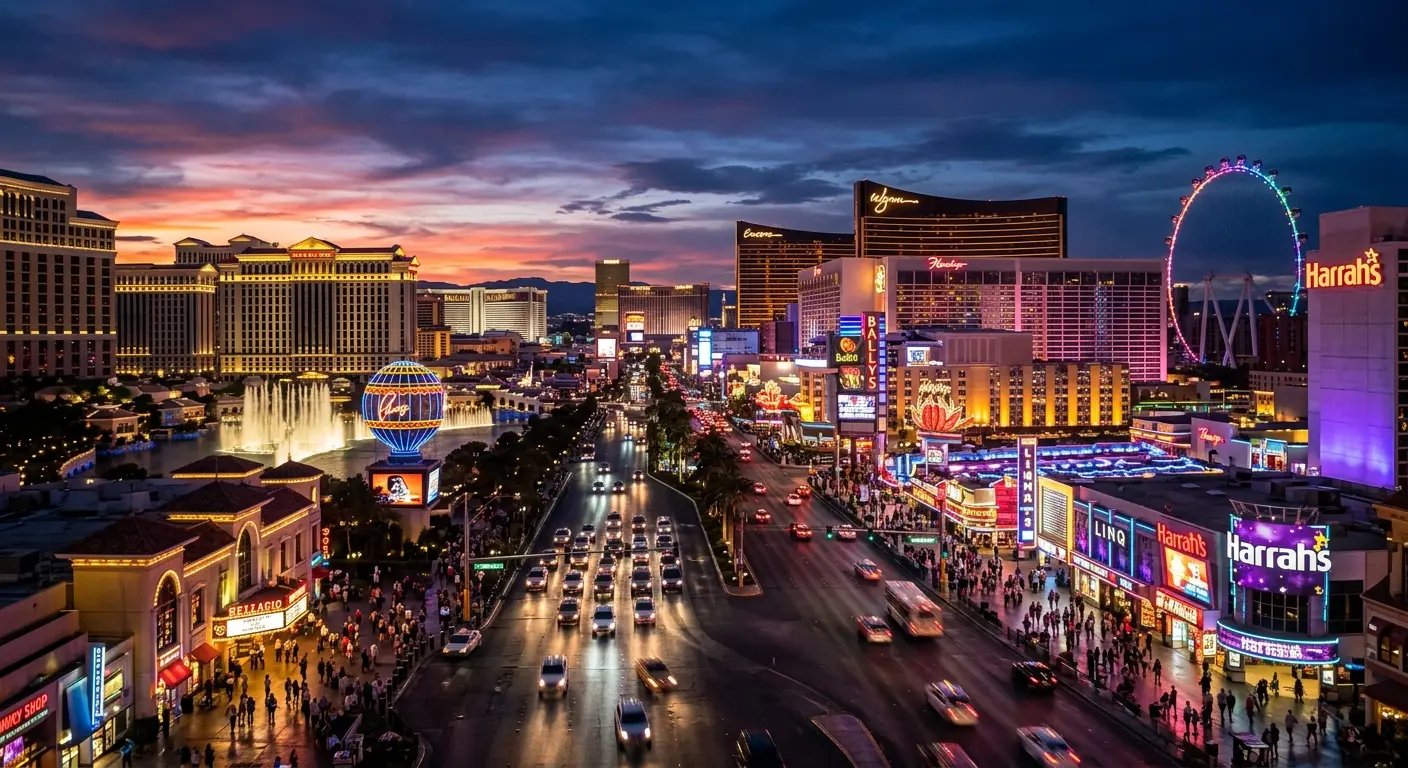 Las Vegas Strip at night
