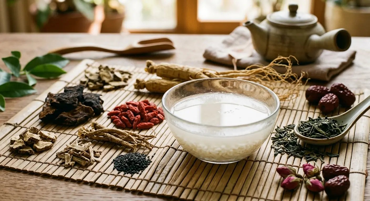 Traditional Chinese herbal remedies for hair growth rice water treatment