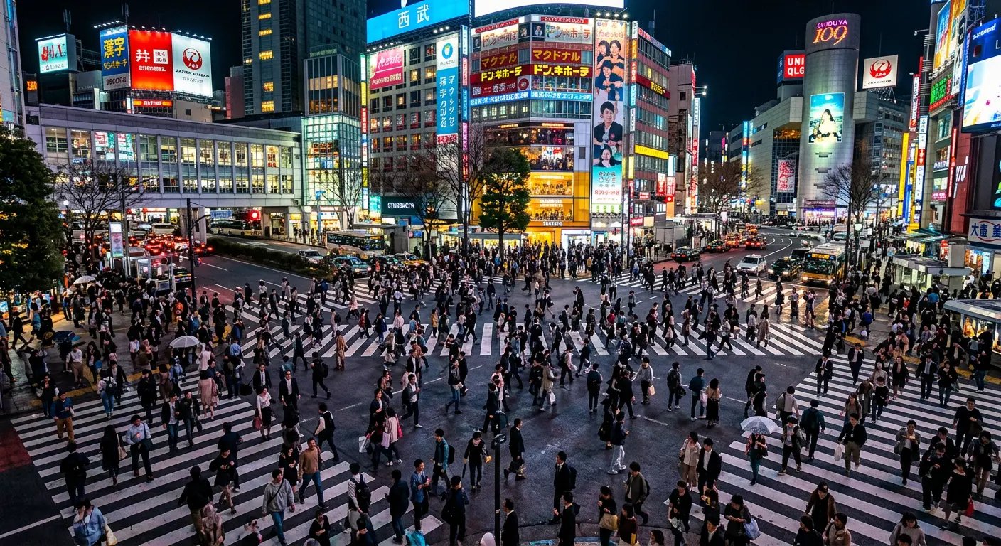 Tokyo Shibuya crossing
