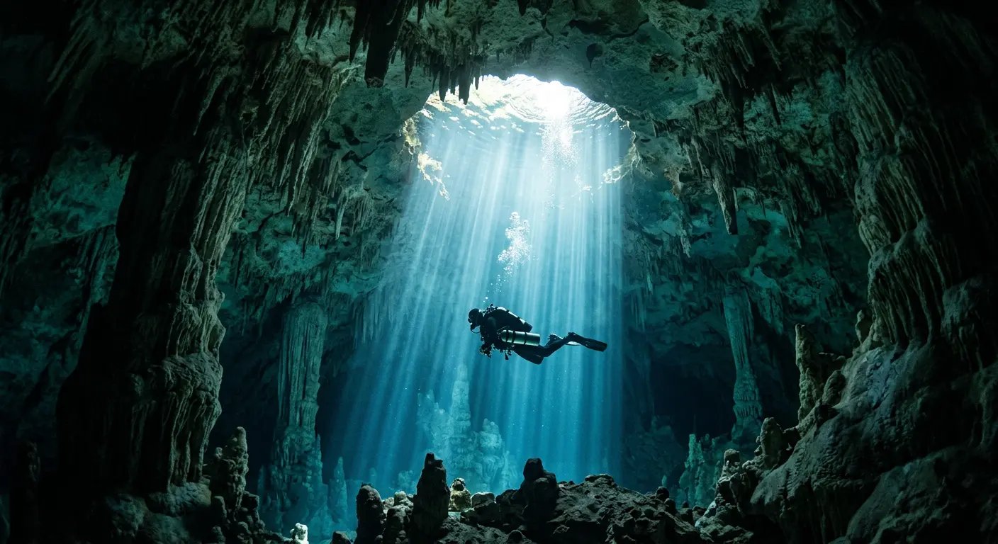 Cenote diving in Mexico