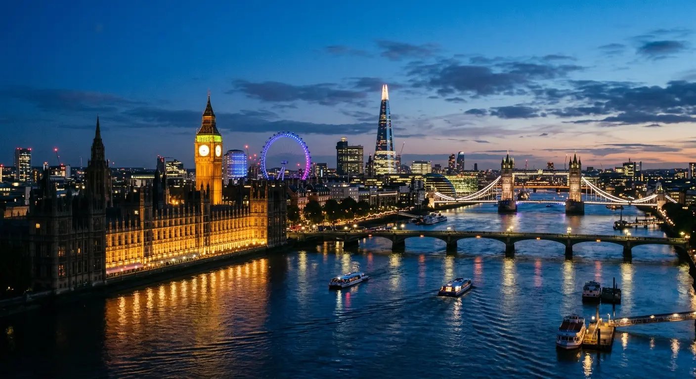 London skyline with Big Ben