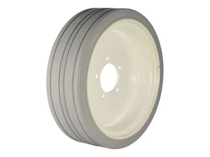 Non-Marking Gray Wheel and Tire Assembly, 16 X 5 X 12 rim to fit Skyjack Machines
