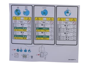 DECAL,PIPE RACK CAPACITY KIT