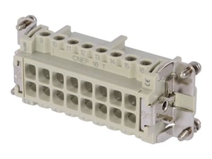 CONNECTOR, FEMALE 16 PIN