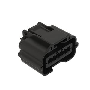 57M10266: Black External Electrical Connector Housing, Cavities 6