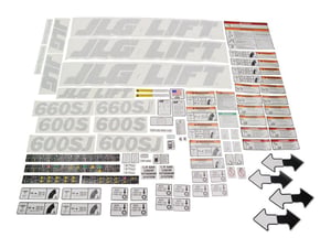 KIT(SERVICE),MACHINE DECAL