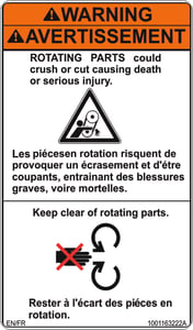 DECAL,MOVING PARTS (CAN)
