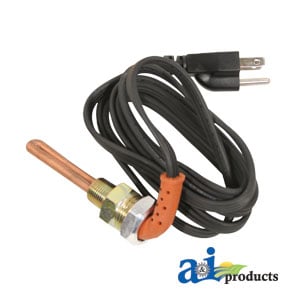 Heater, Engine Frost Plug, 3/8` NPT; 400 Watt
